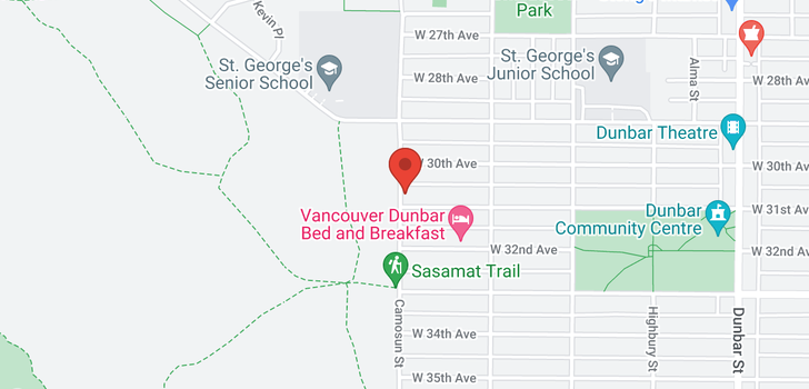 map of 4093 W 31ST AVENUE